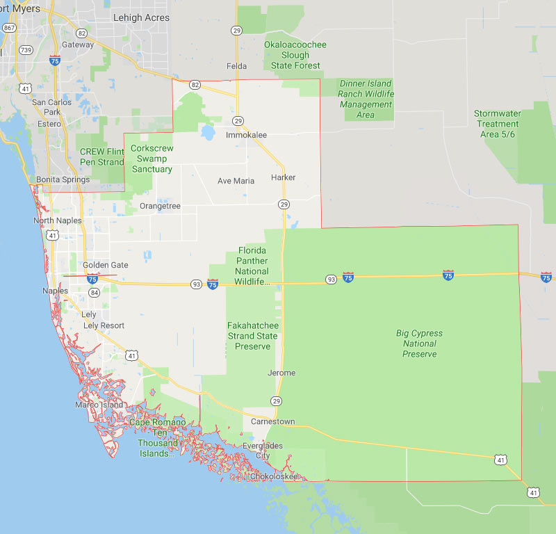 Collier County Projects Map | Florida | Stiles-Sowers Construction, Inc