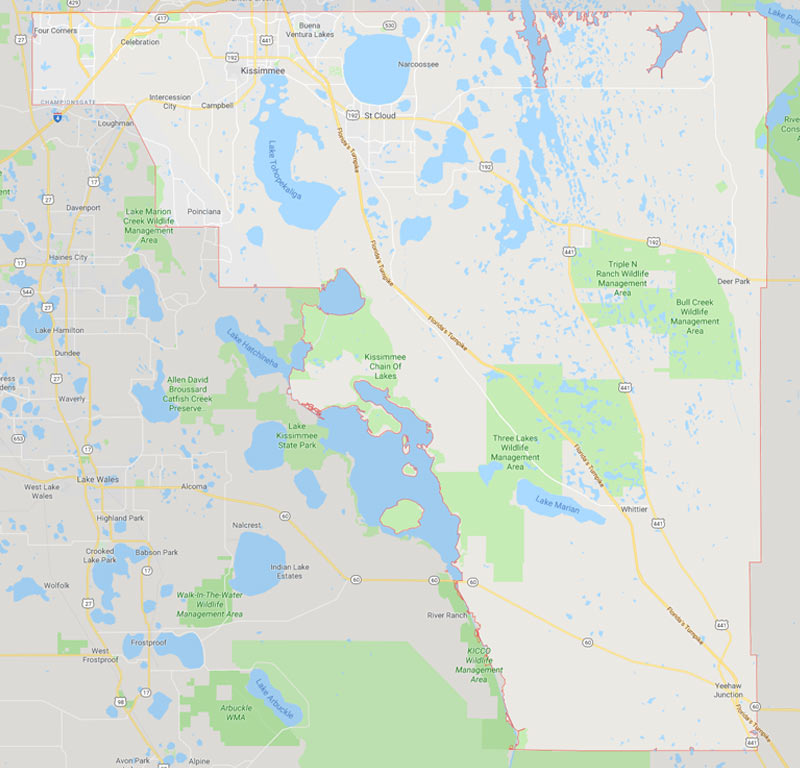 Osceola County Projects Map | Florida | Stiles-Sowers Construction, Inc